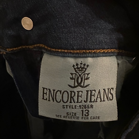 ENCORE skinny jeans. Size 13. NWT - Picture 7 of 9